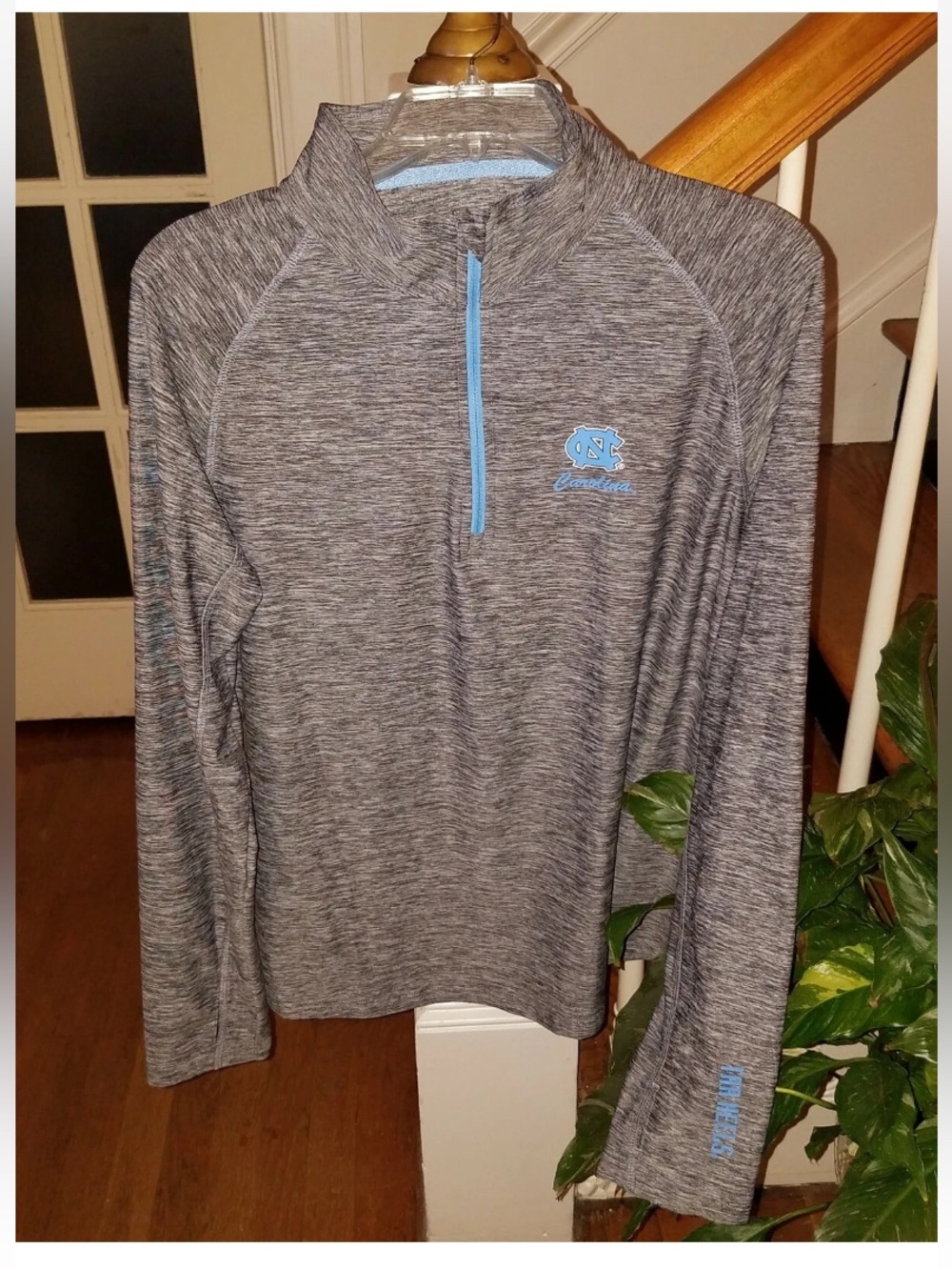 COLOSSEUM North Carolina UNC Tarheels 1/2-Zip Pullover-XL-Heather Gray